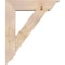 Ekena Millwork Traditional Traditional Smooth Bracket w/ Offset Brace, Douglas Fir, 7 1/2"W x 30"D x 36"H BKT0806X30X36TRA01SDF - alternate 3